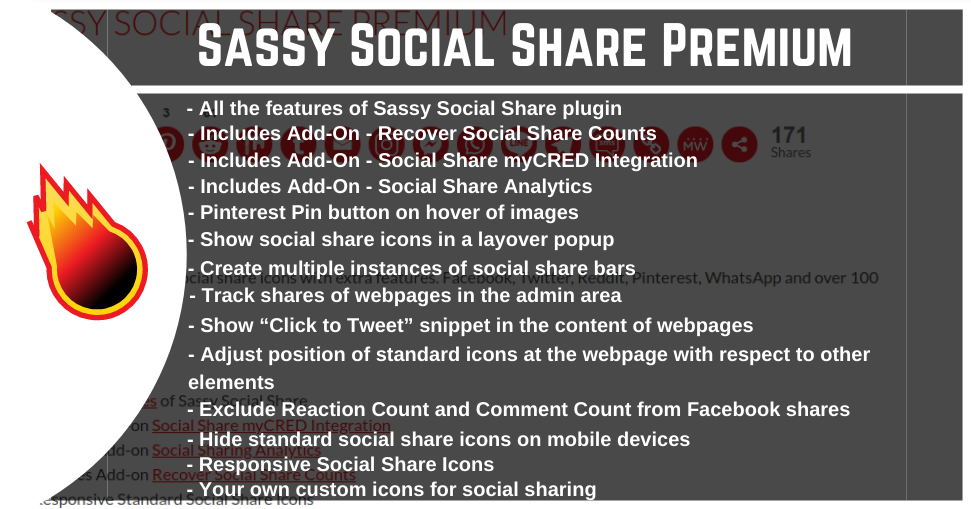 Sassy Social Share Premium
