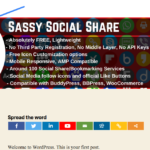 Sassy Social Share Premium - Image Hover Pinterest Icon